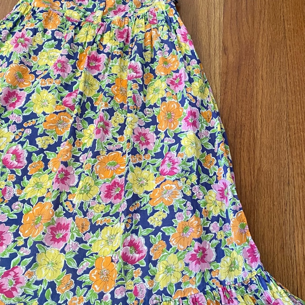 Ralph Lauren Maxi Batiste Floral Kids Dress - Picture 5 of 10